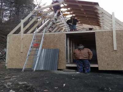 Collapsing Trailer Replaced with New Tiny Home for Family